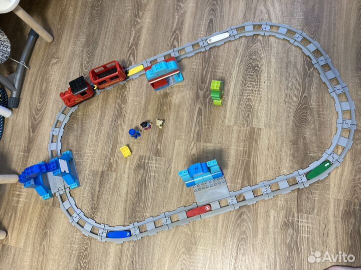 Lego duplo поезд на паровой тяге