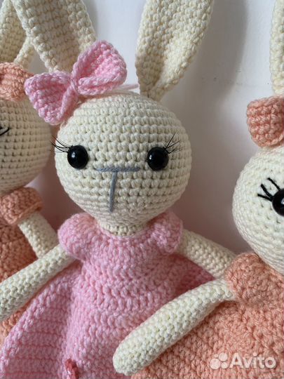 Вязаные зайчики