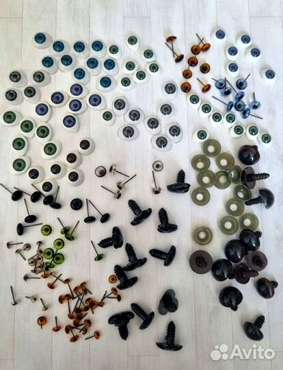 Глаза для кукол и игрушек. Набор