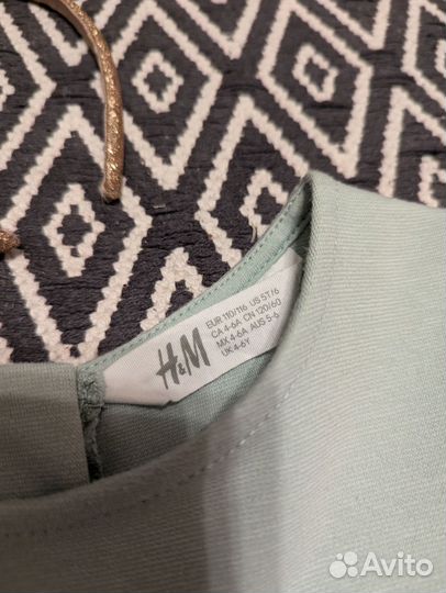 Новогоднее платье для девочки hm