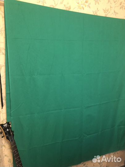 Хромакей зеленая ткань