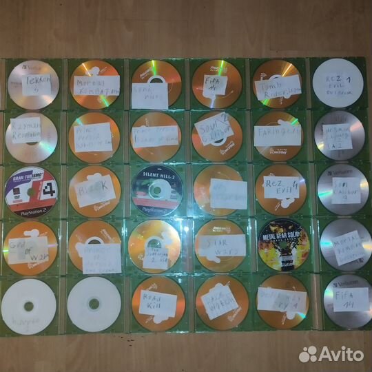 Игры на sony playstation 1-2 диски