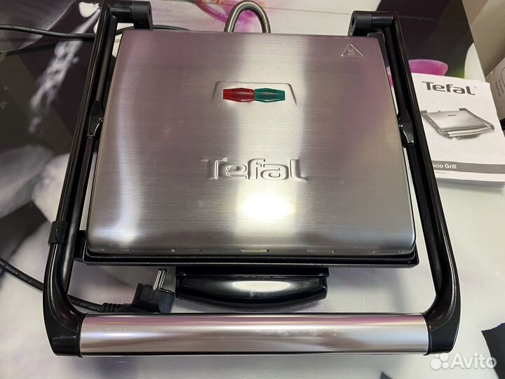 Гриль Tefal Inicio GC241D, серебристый