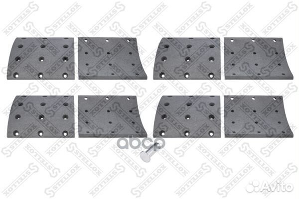 8501064SX накладки торм.с заклепк.1рем19847/196