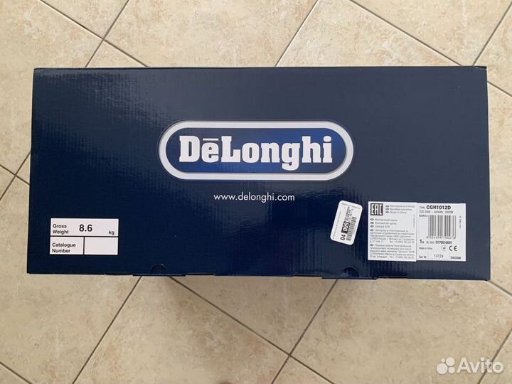 Электрогриль DeLonghi cgh1012d