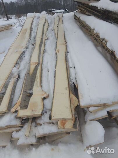 Доска необрезная осина
