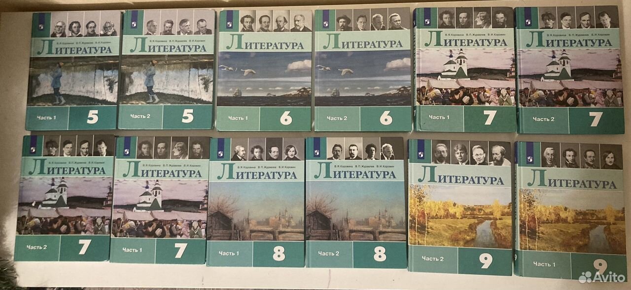 Учебник по литературе 5,6,7,8,9 класс коровина