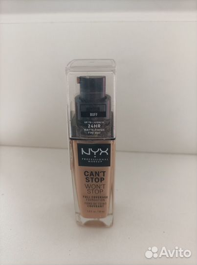 Тональный крем NYX can't stop won't stop