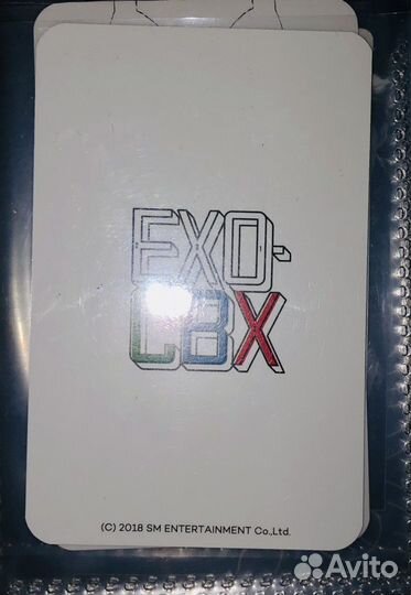 Exo k-pop Exo-CBX Chen Чен подставка + карта
