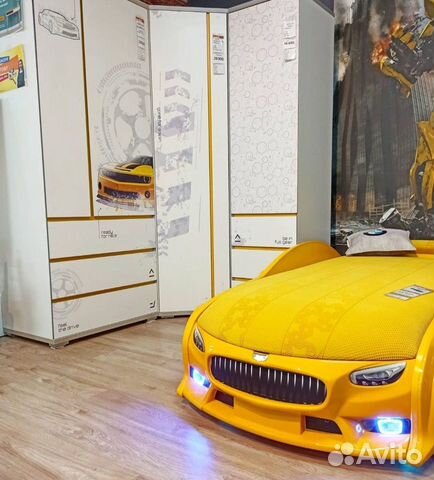 Кровать машина Детская мебель