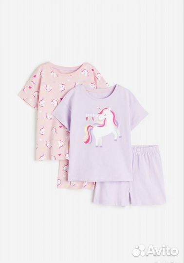 Пижама для девочки hm 92