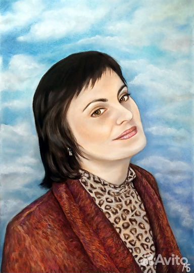 Портрет пастелью. Портрет по фото
