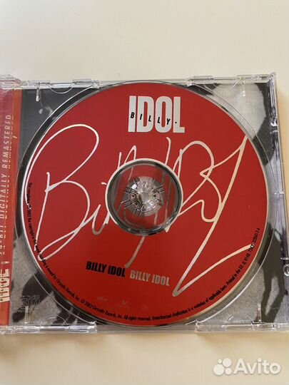 Billy idol 20TH anniversary CD 2002/1982 EU