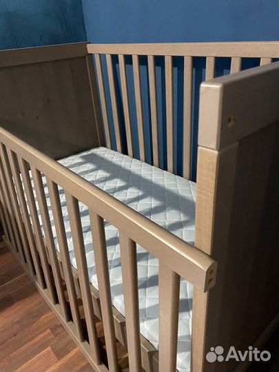 Детская кроватка IKEA сундвик