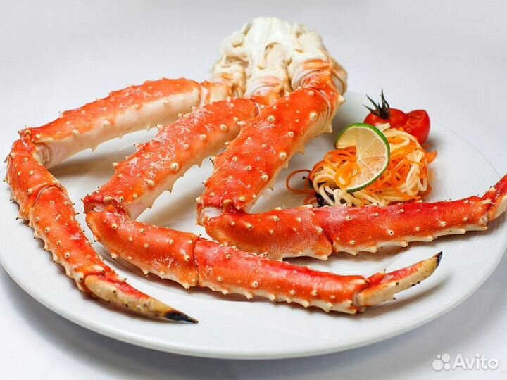 Крабы красная икра