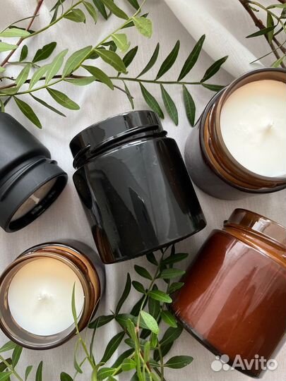 Ароматическая свеча ручной работы