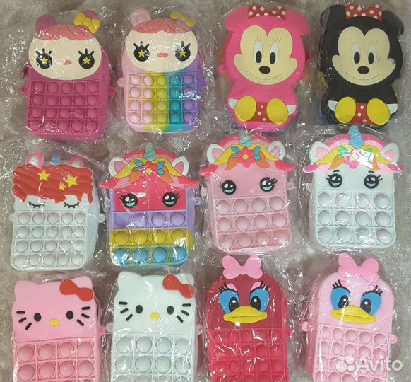 Детские силиконовые сумочки