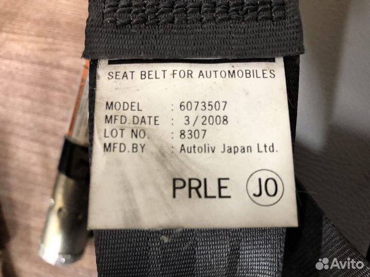 Ремни безопасности Honda CR-V 3 RE 2007-2012