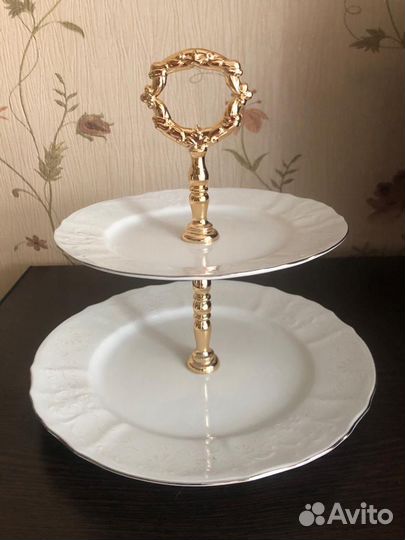 Ваза/этажерка для фруктов Богемия