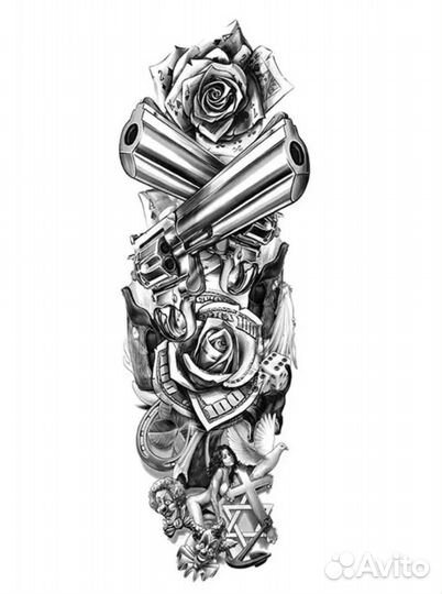 Переводки водостойкие tatoo