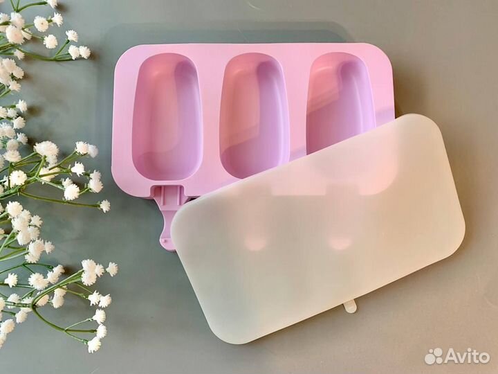 Форма для мороженого, палочки, леденцы для торта