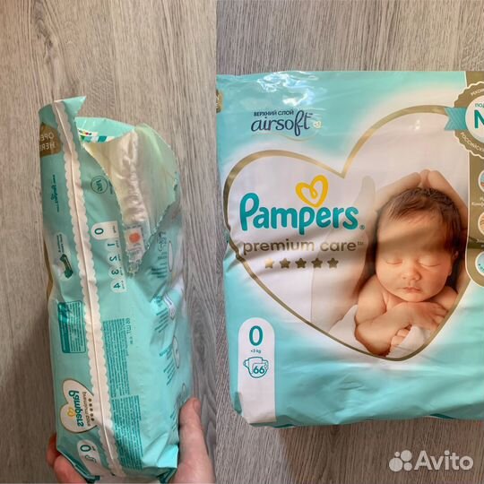 Подгузники Pampers 0