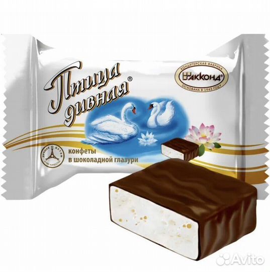 Конфеты шоколадные суфле Птица Дивная Акконд 300г