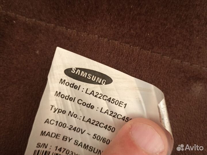 Материнская плата BN41-01490B samsung LA22C450E1