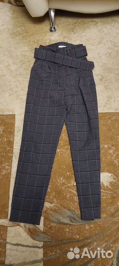 Брюки бу мало как новые ostin 42-44 теплые