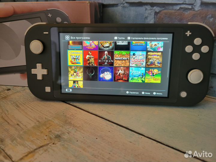 Nintendo switch lite 128+32gb. Atmosphere
