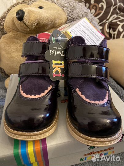 Новые Демисезонные ботинки для девочки Twiki 24