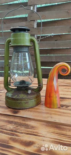 Рог для вина. Цветное стекло. СССР