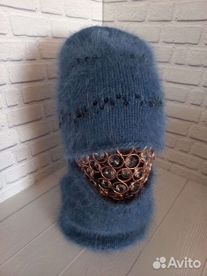 Комплект из пуха норки демисезон