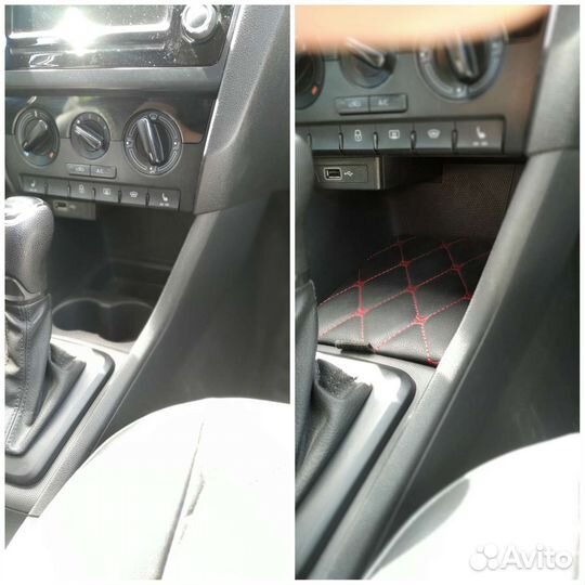 Полка передней консоли Skoda Rapid