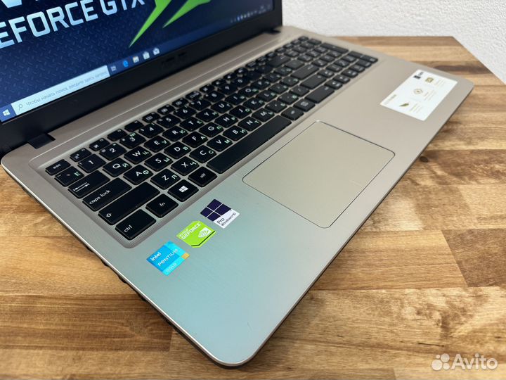 Новый 2022 игровой Asus 4 ядра 8Gb MX110 SSD 512Gb