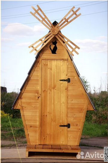 Дачный туалет с установкой DRE444