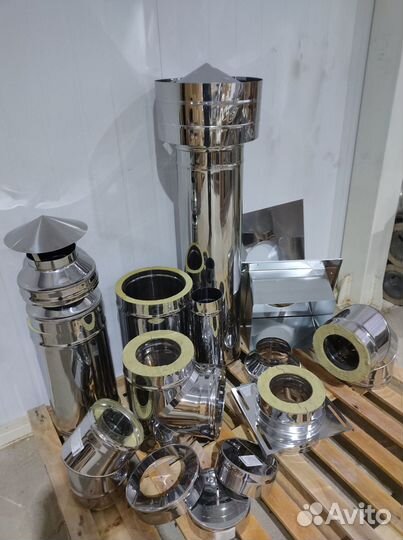 Дымоход 4 м Комплект Диаметр 150х250