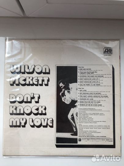 LP Wilson Pickett “Don’t Knock My Love” 1972 Promo