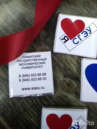 Шоколад с логотипом