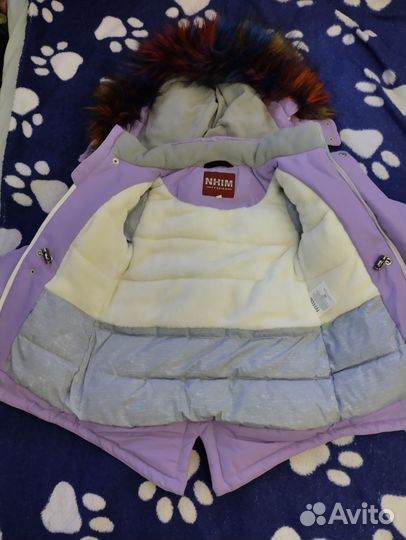 Зимний костюм на девочку 98