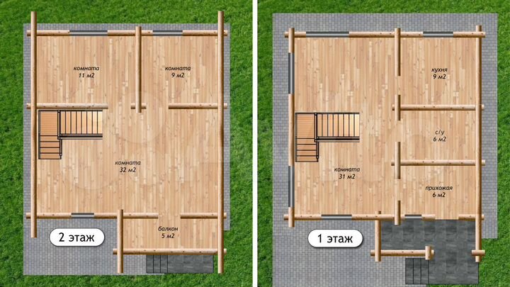 Дом 113,4 м² на участке 6 сот.