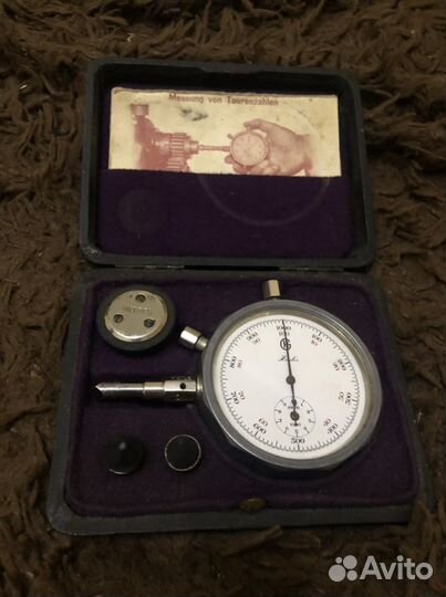 Антикварный Хронотахометр ручной, Hasler