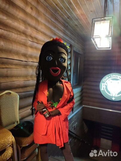 Ростовая кукла стриптизёрша и стриптизёр. Аниматор