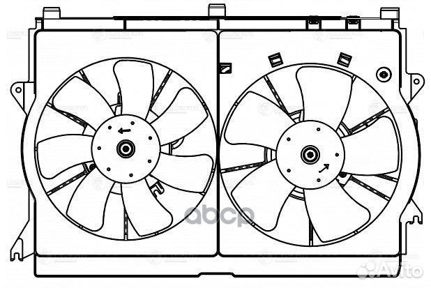 Вентилятор радиатора toyota avensis (03)