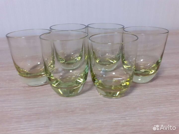 Рюмки лафитники СССР 6 штук в наличии