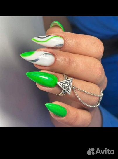 Наращивание ногтей, коррекция