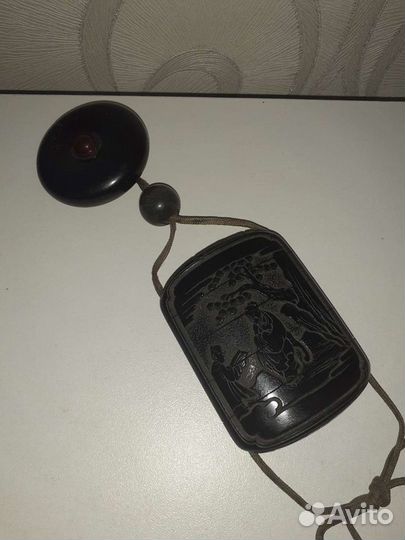 Набор инро, одзимэ и нэцкэ