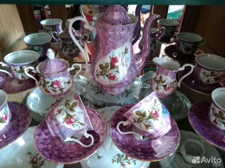Сервиз чайный,роза