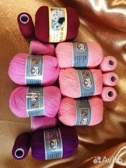 Пряжа пух норки