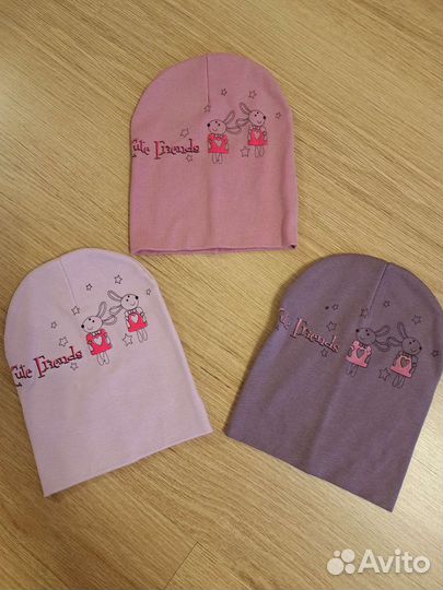 Шапка для девочки 2-3 года на все сезоны